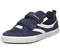 Geox Garçon J Alphabeet Boy Basket, Bleu Marine Blanc, 26 EU