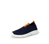 Geox Garçon J Aril Boy A Sneakers, Navy/Orange, 29 EU