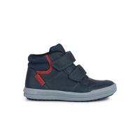 Geox Garçon J Arzach Boy Basket, Navy Red, 34 EU