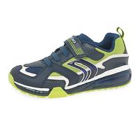 Geox Garçon J Bayonyc Boy Basket, Navy Lime, 27 EU