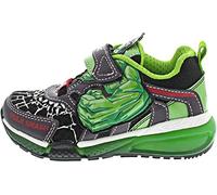Geox Garçon J Bayonyc Boy Basket, Noir Vert, 33 EU