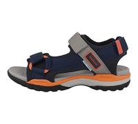 Geox Garçon J Borealis Boy A Sandales, Navy/Orange, 29 EU