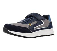 Geox Garçon J Briezee Boy Basket, Bleu Marine Gris, 24 EU