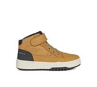 Geox Garçon J Bunshee Boy B Abx Bottines, Dk Yellow/Black, 37 EU