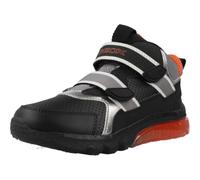 Geox Garçon J Ciberdron Boy Basket, Black Orange, 24 EU