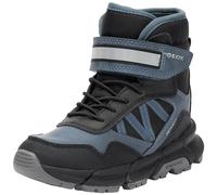 Geox Garçon J Flexyper Plus Boy Bateau cheville, Avio Black, 35 EU