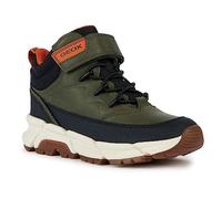 Geox Garçon J Flexyper Plus Boy Bateau cheville, Military Orange, 35 EU
