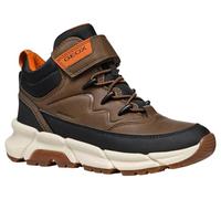 Geox J FLEXYPER Plus Boy Bottine, Brown Cotto/Black, 37 EU