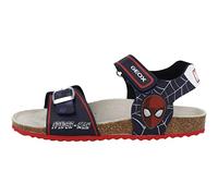 Geox Garçon J Ghita Boy Sandal, Bleu Marine Rouge, 32 EU