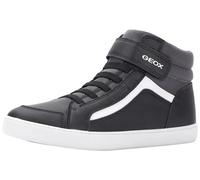 Geox Garçon J Gisli Boy C Basket, Black Dk Grey, 34 EU