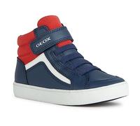 Geox Garçon J Gisli Boy C Basket, Navy Red, 34 EU