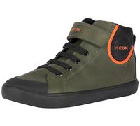 Geox Garçon J Gisli Boy F Basket, Dk Green Black, 34 EU