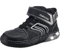 Geox Garçon J Grayjay Boy A Sneakers, Black, 36 EU