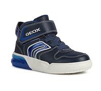 Geox Garçon J Grayjay Boy A Sneakers, Navy/Royal, 24 EU