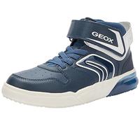 Geox Garçon J Grayjay Boy Basket, Navy White, 24 EU
