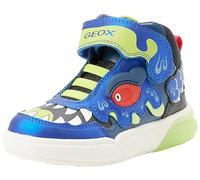 Geox Garçon J Grayjay Boy Basket, Royal Lime, 28 EU