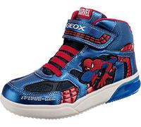Geox Garçon J Grayjay Boy C Sneakers, Navy/Royal, 32 EU