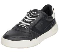 Geox Garçon J Hyroo Boy Basket, Black Orange, 37 EU