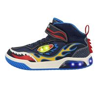 Geox Garçon J Inek Boy A Sneakers, Navy/Lt Blue, 33 EU