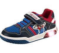 Geox Garçon J Inek Boy B Sneakers, Navy/Royal, 25 EU