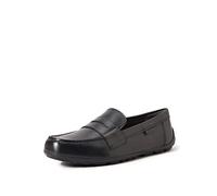 Geox Garçon J New Fast Boy A Mocassins, Black, 36 EU
