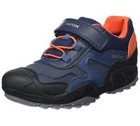 Geox Garçon J New Savage Boy B A Chaussures, Navy/Orange, 24 EU