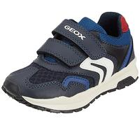 Geox Garçon J Pavel A Baskets Basses,Blue Red,28 EU