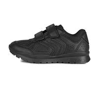 Geox Garçon J Pavel C Sneakers, Black, 37 EU