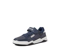 Geox Garçon J Perth Boy B Sneakers, Navy/Lt Grey, 29 EU