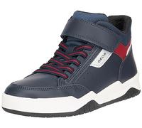 Geox Garçon J Perth Boy Basket, Navy Red, 34 EU