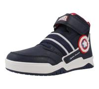 Geox Garçon J Perth Boy D Basket, Navy Red, 36 EU