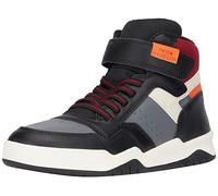 Geox Garçon J Perth Boy F Basket, Black Orange, 28 EU