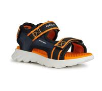 Geox Garçon J Sandal Airadyum Bo, Bleu Marine Orange, 32 EU