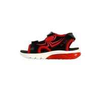 Geox Garçon J Sandal Ciberdron B, Black Red, 35 EU