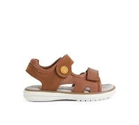 Geox Garçon J Sandal Maratea Boy Sandales, Brown/Dk Yellow, 32 EU