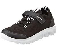 Geox Garçon J Spherica Boy C Sneakers, Black, 32 EU