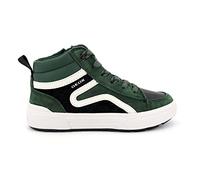 Geox Garçon J Weemble Boy B Sneakers, Green/Black, 31 EU