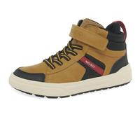 Geox Garçon J Weemble Boy Basket, Dk Yellow Black, 39 EU