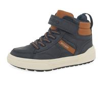 Geox Garçon J Weemble Boy Basket, Navy Cognac, 32 EU