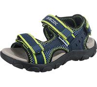 Geox Garçon Jr Sandal Strada A Sandales, Dk Blue/Lime, 28 EU
