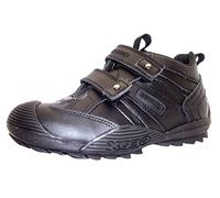 Geox Garçon Jr Savage A School Uniform Shoe, Noir Synthétique, 28 EU