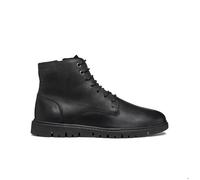 Geox Ghiacciaio D - Bottines cuir homme noir, membrane respirante, doublure chaude, zip 41