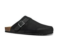 Geox Homme U Ghita C Sandale à glissière, Black, 43 EU