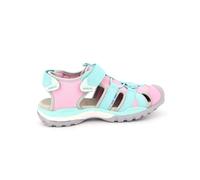 Geox Girl J Borealis B Sandales Bout Ouvert, Rose (Lt Pink/Waterseac8343), 35 EU