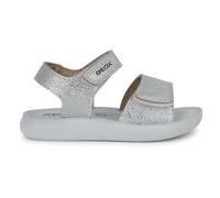 Geox Girl's B Lightfloppy Sandal, Argenté., 9 UK Child
