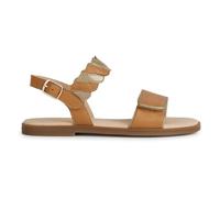 Geox Girl's J Karly Sandal, Biscuit Platinum, 13 UK Child