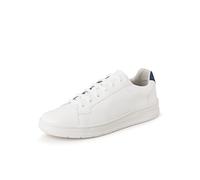 Geox Homme Aimants en U Basket, Blanc/Bleu Marine, 42 EU