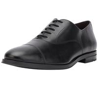 Geox Homme Decio A Tissu Oxford, Noir, 44 EU