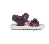 Geox J Sandal Albums Boy A, Bleu Marine/Rouge, 32 EU