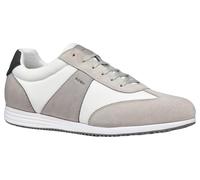 Geox Homme U ARTHIEN A Basket, White/Lt Grey, 41 EU